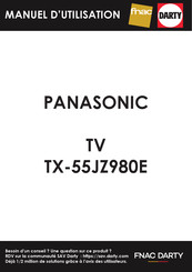 Panasonic TX-65JZ980E Mode D'emploi