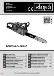 Scheppach BCHS350-ProS DUO Traduction Des Instructions D'origine