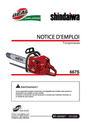 Shindaiwa 667S Notice D'emploi