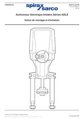 Spirax Sarco AEL8 Serie Notice De Montage Et D'entretien