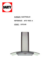 Electrolux ARTHUR MARTIN AFCV 9033 A Notice D'utilisation