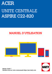 Acer Aspire C22-820 Manuel D'utilisation