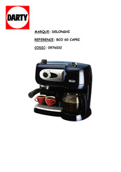 DeLonghi BCO 60 Mode D'emploi