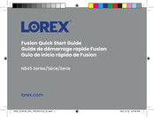 Lorex N845 Serie Guide De Démarrage Rapide