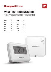 Honeywell Home T3R Mode D'emploi