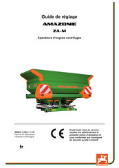 Amazone ZA-M Guide De Réglage