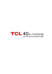 TCL 40 NXTPAPER Manuel D'utilisation