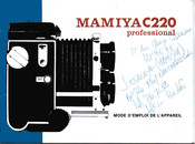 Mamiya C220 Professional Mode D'emploi