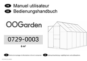 OOGarden 0729-0003 Manuel Utilisateur