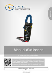 PCE Instruments DC 25 Manuel D'utilisation