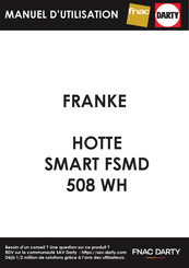 Franke Smart Deco FSMD 508 WH Manuel De L'utilisateur