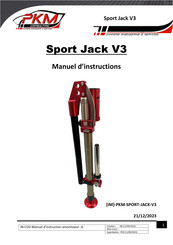 Pkm Sport Jack V3 Manuel D'instructions