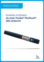 Novo Nordisk Tresiba FlexTouch Mode D'emploi