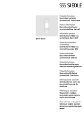 SSS Siedle BVVS 652-0 Information Produit