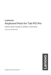 Lenovo KB-Q704-1 Guide De Démarrage Rapide