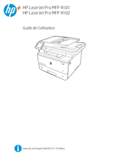 HP LaserJet Pro MFP 4102 Guide De L'utilisateur