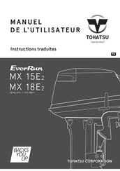 TOHATSU EverRun MX 18E2 Manuel De L'utilisateur