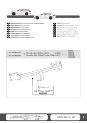 Westfalia MR896 Notice De Montage Et D'utilisation