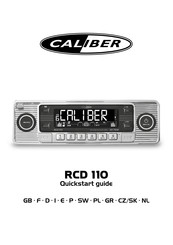 Caliber RCD 110 Mode D'emploi