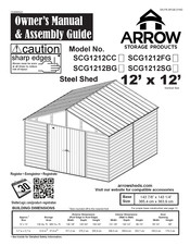 Arrow Storage Products SCG1212BG Manuel De L'utilisateur Et Guide D'assemblage