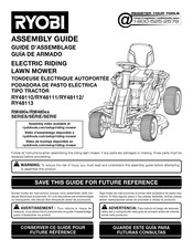 Ryobi RM480ex Série Guide D'assemblage