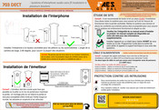 AES global 703 DECT Manuel D'installation