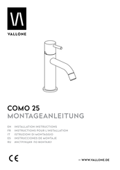 Vallone COMO 25 Instructions Pour L'installation