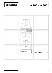 Animo A 100 Mode D'emploi