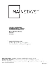 Mainstays MDR30B1G Guide D'utilisation Et Soins De Propriètaire