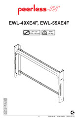 peerless-AV EWL-49XE4F Manuel D'utilisation