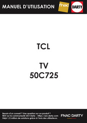 TCL 50C725 Manuel D'utilisation