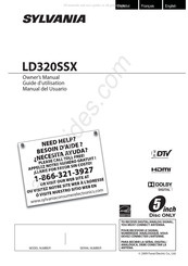 Sylvania LD320SSX Guide D'utilisation