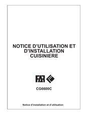 FAR CG6600C Notice D'utilisation Et D'installation