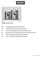 Miele PDR 914 EL Schéma D'implantation