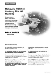 Bosch Blaupunkt Miami DJ Instructions De Montage