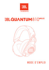 Harman JBL QUANTUM 810 WIRELESS Mode D'emploi