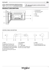 Whirlpool MBNA900XN Guide Rapide