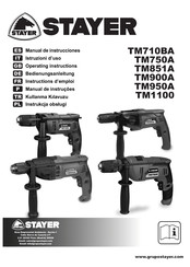 stayer TM750A Instructions D'emploi