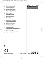 EINHELL NEW GENERATION STR 300 L Mode D'emploi