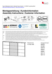 Rauch M1863 Instructions De Montage