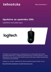 Logitech G G403 HERO Guide D'installation