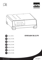 GYS GYSFLASH 50.12 FV Manuel D'utilisation