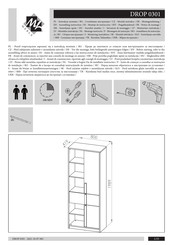 ML MEBLE DROP 0301 Notice De Montage