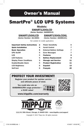 Tripp-Lite SMART1200LCD Manuel Du Propriétaire