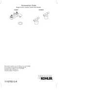 Kohler K-16070 Guide Du Propriétaire