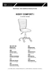 hjh OFFICE KIDDY COMFORT I 661007 Instructions De Montage