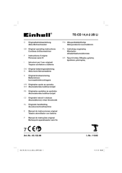 EINHELL TE-CD 14,4-2 2B Li Instructions D'origine