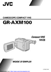 JVC GR-AXM100 Mode D'emploi