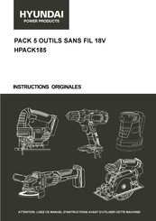 Hyundai power products HPACK185 Instructions Originales