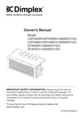 Dimplex DFI600CH Manuel Du Propriétaire